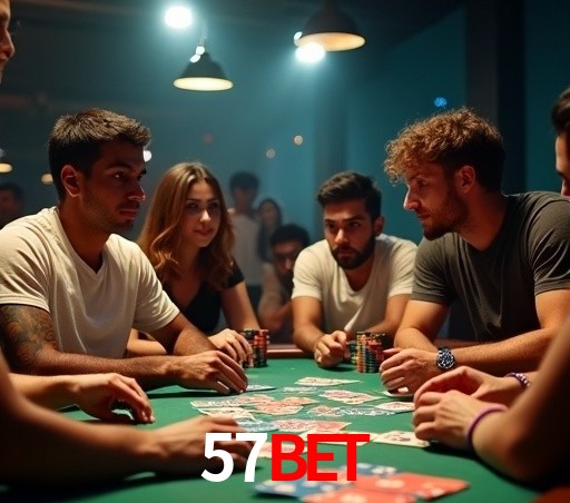 Interface moderna da plataforma 57bet